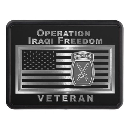 10th Mountain Division Operation Iraqi Freedom  Hitch Cover