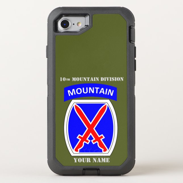 10th MOUNTAIN DIVISION Otterbox iPhone Case (Back)