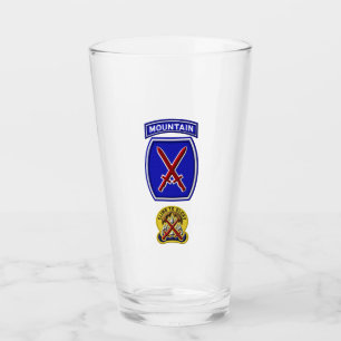 10th Mountain Division Patch Unit Insignia Glass