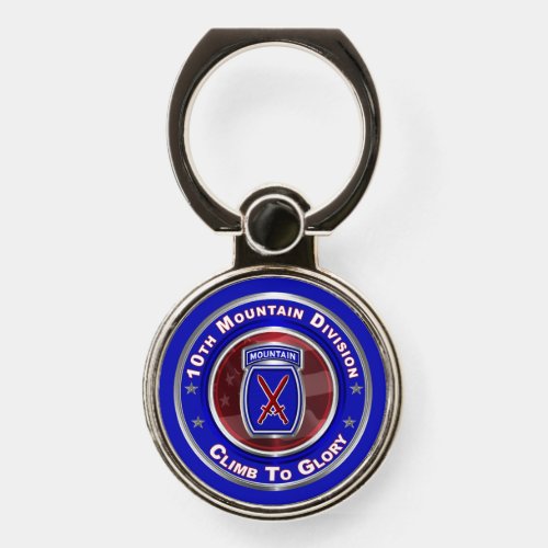 10th Mountain Division Phone Ring Stand