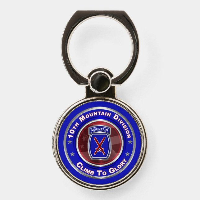 10th Mountain Division Phone Ring Stand (Front)