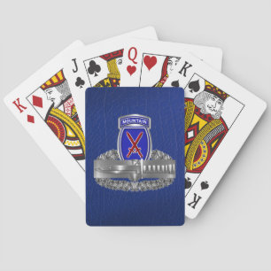10th Mountain Division  Poker Cards