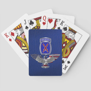 10th Mountain Division  Poker Cards