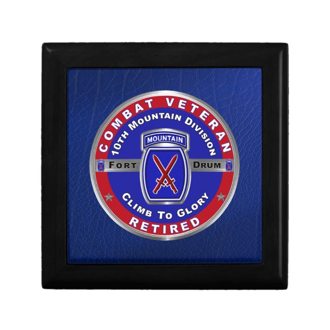 10th Mountain Division Retired Gift Box (Front)