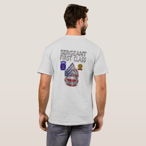 10th Mountain Division Sergeant First Class T_Shirt