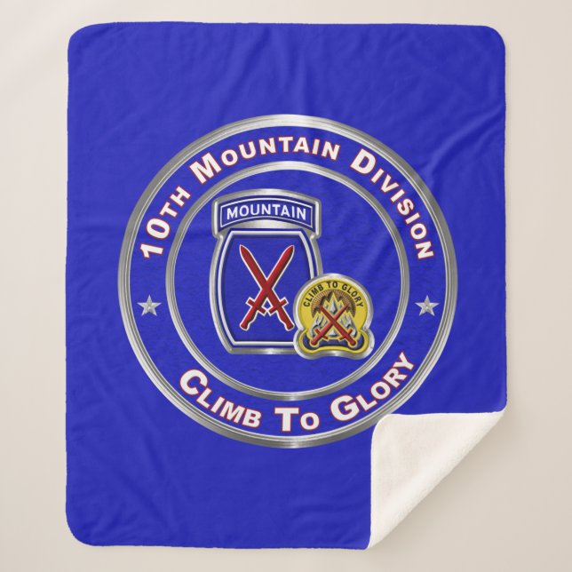 10th Mountain Division  Sherpa Blanket (Front)