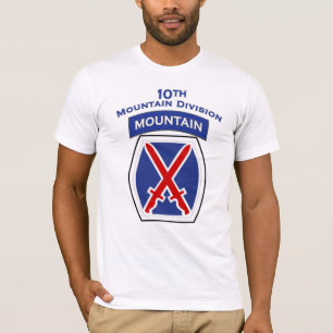 10th Mountain Division shoulder patch T-shirt