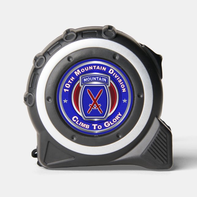 10th Mountain Division Tape Measure (Front)