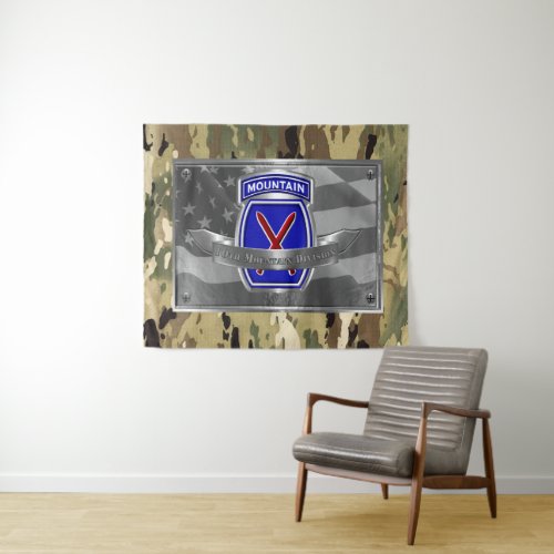 10th Mountain Division Tapestry