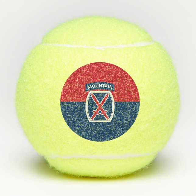 10th Mountain Division Tennis Balls (Front)