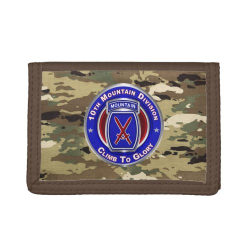 10th Mountain Division  Trifold Wallet