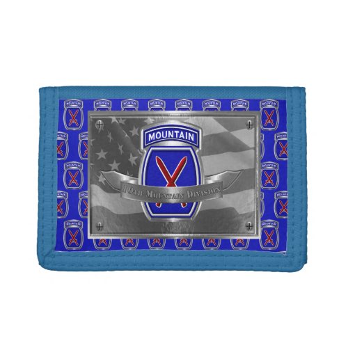 10th Mountain Division  Trifold Wallet