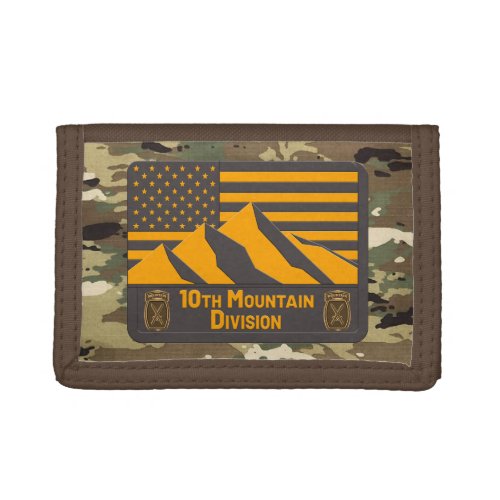 10th Mountain Division  Trifold Wallet