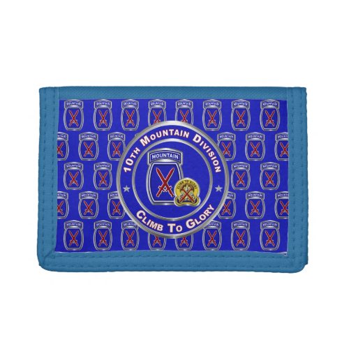 10th Mountain Division  Trifold Wallet