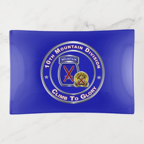 10th Mountain Division  Trinket Tray
