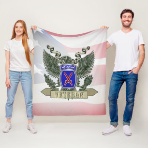 10th Mountain Division Veteran Fleece Blanket