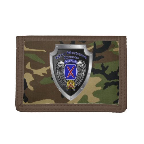 10th Mountain Division Veteran Trifold Wallet