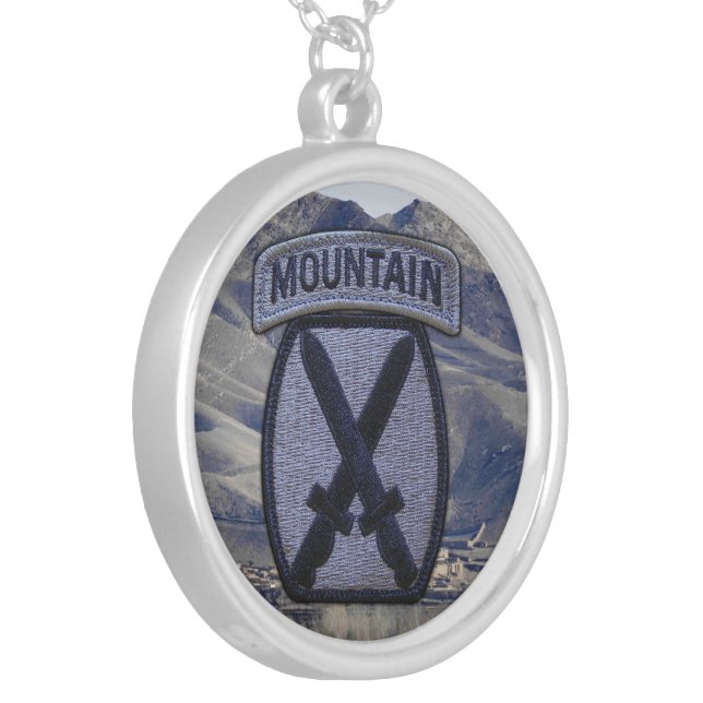 10th Mountain  Division veterans vets Necklace (Front Left)