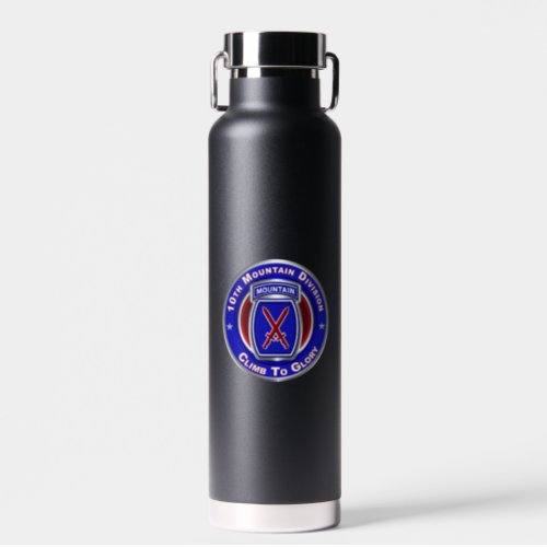 10th Mountain Division  Water Bottle