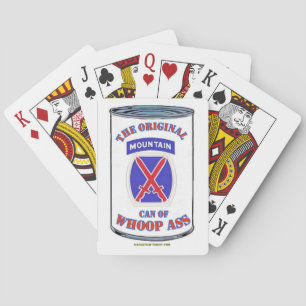 "10TH MOUNTAIN", "NEW YORK", POKER CARDS