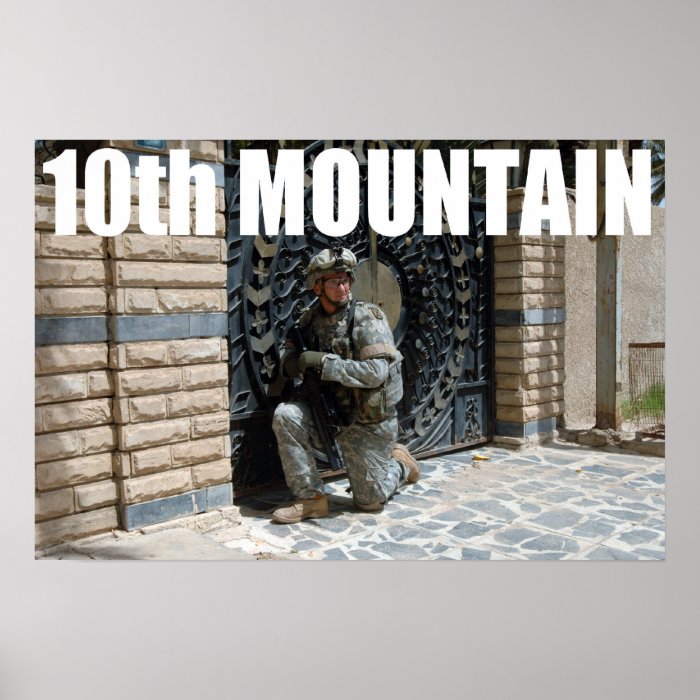 10th Mountain Print