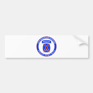 10th Mountain Wife Bumper Sticker