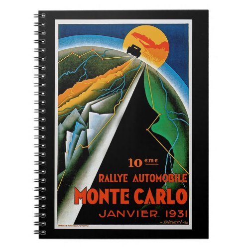 10th Rallye Automobile de Monte Carlo Notebook