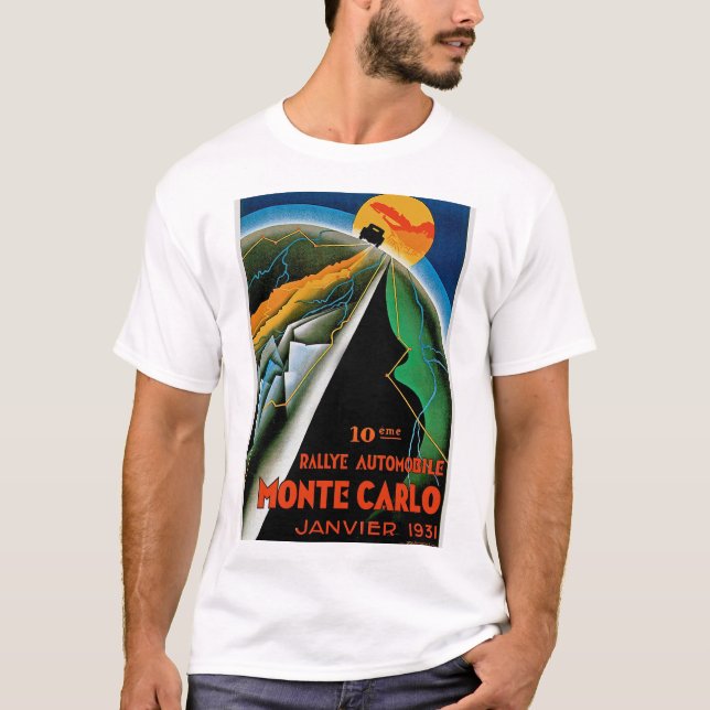 10th Rallye Automobile de Monte Carlo T-Shirt (Front)