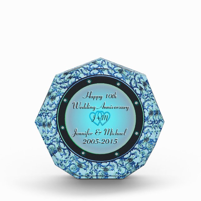 10th Silver Wedding Anniversary Award (Front)