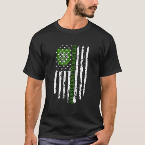 10Th Special Forces Group 10Th Sfg American Flag T_Shirt