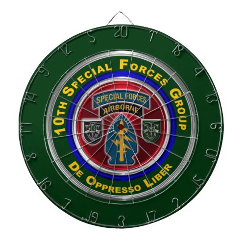 10th Special Forces Group Airborne Dart Board