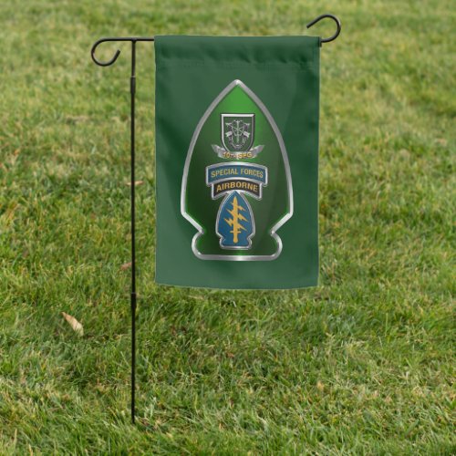 10th   Special Forces Group AIRBORNE Garden Flag