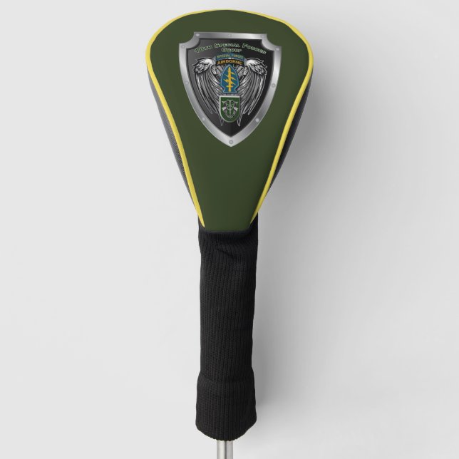 10th Special Forces Group (Airborne) Golf Head Cover (Front)