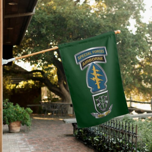 10th Special Forces Group Airborne  House Flag