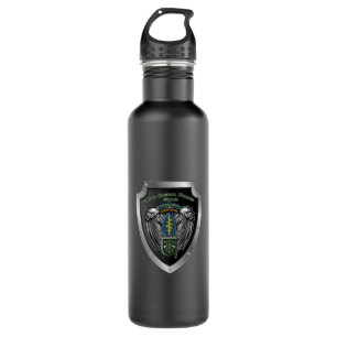 10th Special Forces Group Airborne Shield Stainless Steel Water Bottle