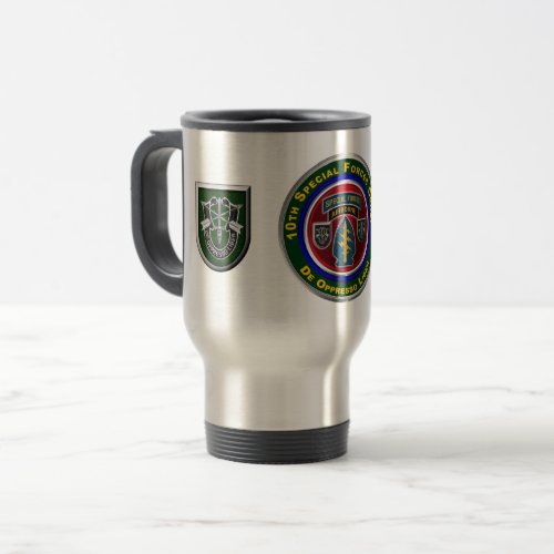 10th Special Forces Group Airborne   Travel Mug