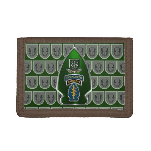 10th Special Forces Group Airborne Trifold Wallet