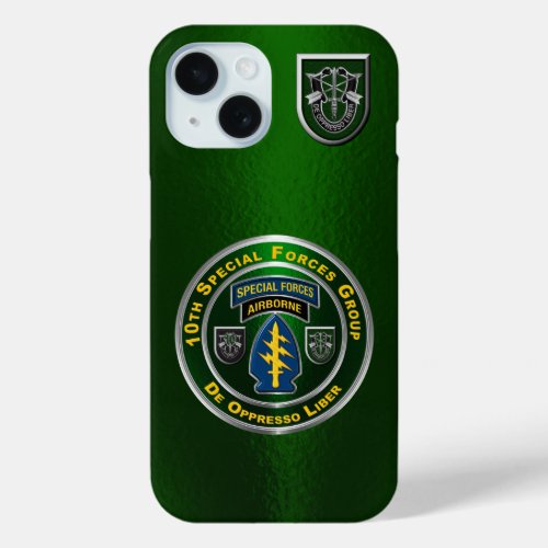 10th Special Forces Group iPhone 15 Case