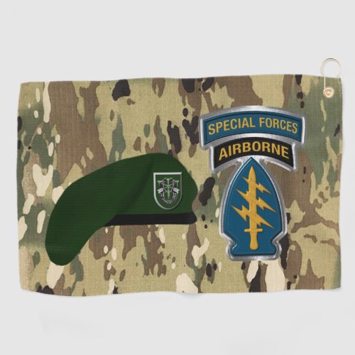 10th Special Forces Group  Golf Towel