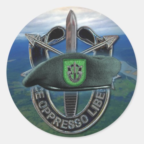 10th Special forces group Green Berets son Sticker