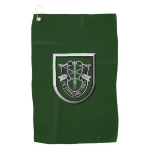 10th Special Forces Group Insignia Golf Towel