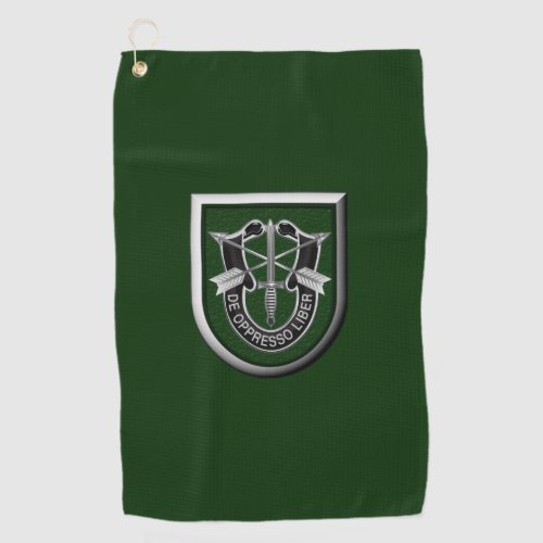 10th Special Forces Group Insignia Golf Towel