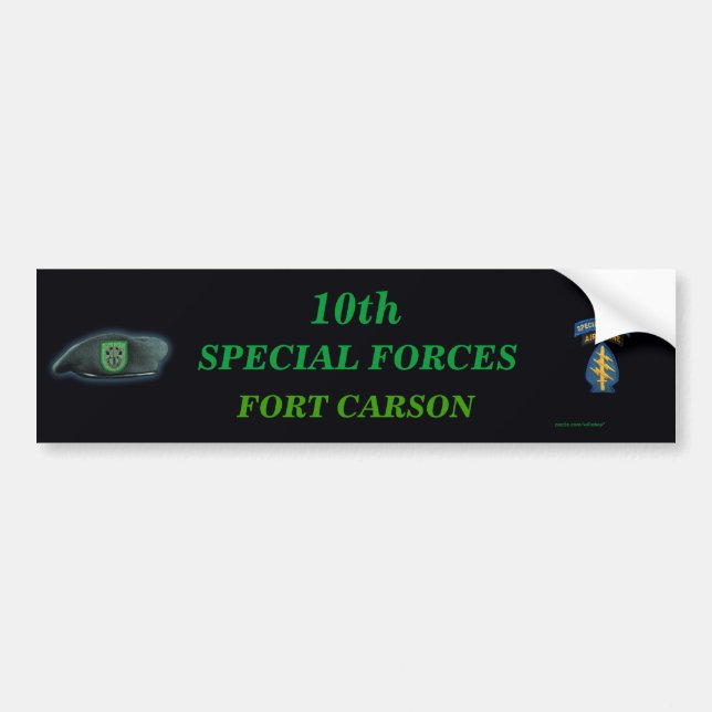 10th special forces group iraq son Bumper Sticker (Front)