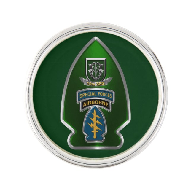 10th Special Forces Group  Lapel Pin (Front)
