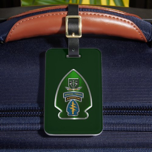 10th  Special Forces Group  Luggage Tag