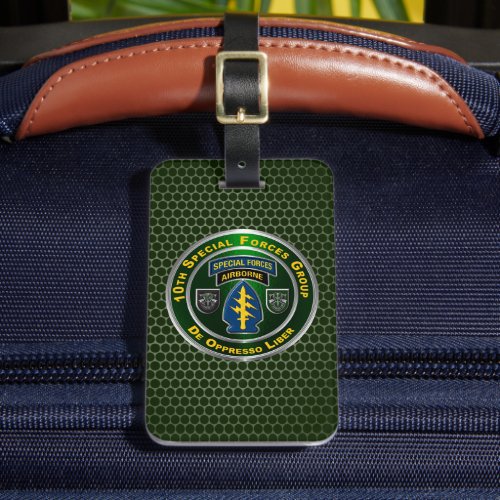 10th  Special Forces Group  Luggage Tag