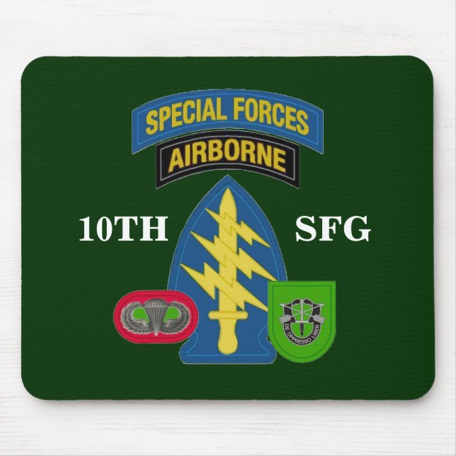 10TH SPECIAL FORCES GROUP MOUSEPAD (Front)