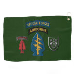 10th Special Forces Group Patch & Insignia Golf Towel 10th Special Forces Group Patch & Insignia Golf Towel