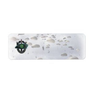 10th special forces group return address Label