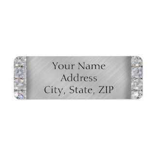 10th Tin and Diamond Anniversary Return Address Label
